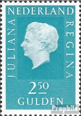 Produktbild von Briefmarken Niederlande 1969 Mi 922x (kompl.Ausg.) postfrisch Königin Juliana