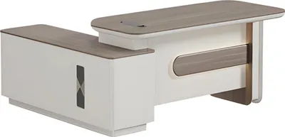 Produktbild von Chef Büro Eckschreibtisch Möbel Tisch modern robust Arbeitsplatz