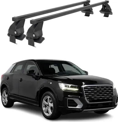 Immagine prodotto di Menabo Dachträger Grundtäger für Audi Q2 2017-2025 50kg Stahl Schwarz 2 tlg