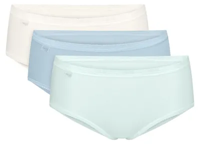 Produktbild von sloggi Damen Maxislip Originals Basic 3-Pack mediumgreymelange - Größe 46