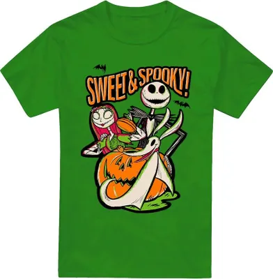 Immagine prodotto di The Nightmare Before Christmas - Maglietta da uomo TV3464 (3XL) (verde irlandese)