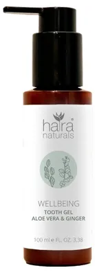 Produktbild von Ha-RA Naturals TOOTH GEL ALOE VERA & GINGER für Wohlbefinden 100ml