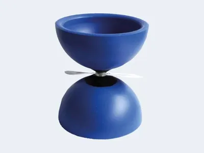 Produktbild von Diabolo Kolibri blau ohne Stäbe