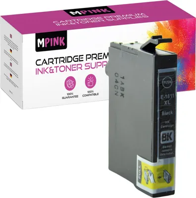Produktbild von Druckerpatronen für Epson T1811 Schwarz Expression Home XP-30 102 202 215 225 Series