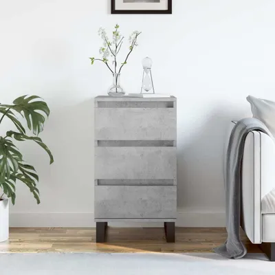 Produktbild von The Living Store Sideboard Betongrau 40x35x70 cm Holzwerkstoff