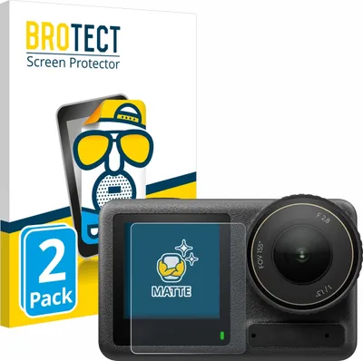 Produktbild von 2x BROTECT Schutzfolie für DJI Osmo Action 4 (Vorderes Display) Displayschutz Displayschutzfolie Folie Matt Entspiegelungsfolie