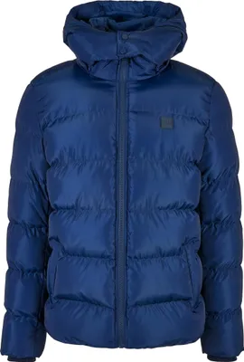 Produktbild von Urban Classics Herren Hooded Puffer Jacket spaceblue, XL