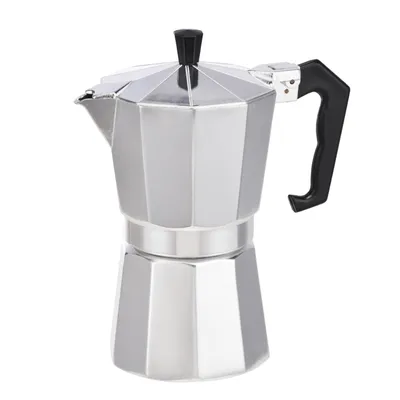 Produktbild von Espressokocher Aluminium Espressobereiter für 6 Tassen Espresso Kanne Kaffeekocher Kaffeebereiter Kaffee Mokkakanne