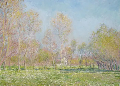 Immagine prodotto di Poster 18x13cm Primavera a Giverny, Monet Vintage per il salotto