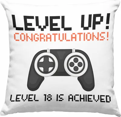Produktbild von Trendation - 18. Geburtstag Deko-Kissen mit Füllung 40x40 Jungen Jungs Geschenk 18er Geschenkidee 18 Sohn Gamer (Grün)