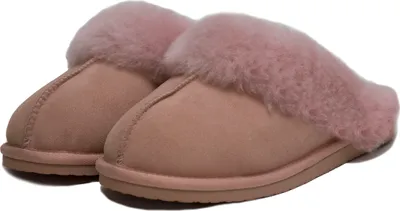 Produktbild von Lammfell Pantoffel NADINE mit Fellkranz rose 39