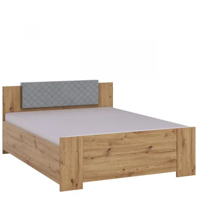 Obrázok produktu pre Manželská posteľ 160x200 CORTLAND 1 - dub artisan / sivá