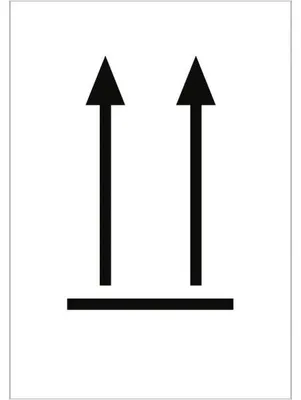 Produktbild von Symbol Oben!, Papier, 74x105 mm, 1000 Stück/Rolle
