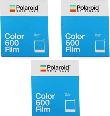 Produktbild von 3 x Polaroid Color 600 Sofortbildfilm ( 3 x 8 Aufnahmen ) 318 g