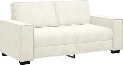 Obrázek produktu pro 2místná pohovka krémová 180x78x84 cm samet