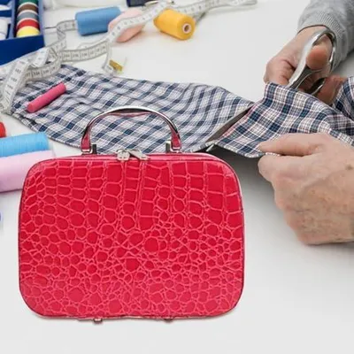 Produktbild von Nähset für tragbare Garn- und Nadelaufbewahrung | Zubehör für Quilting, Basteln und Nähen für Anfänger