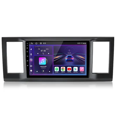 Produktbild von 9" Android 15 Autoradio Carplay Für VW Caravelle Transporter T6 Multivan 2015-2022 GPS Navi WIFI BT DAB+ SWC USB 2+64G