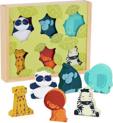 Image de Vilac Figurines en Bois Jungle