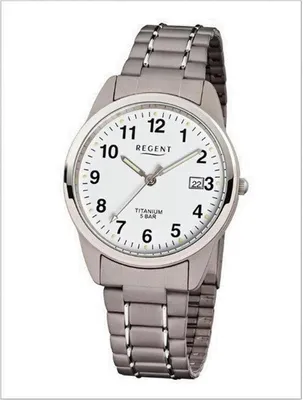 Produktbild von Regent Herren-Armbanduhr XL Analog Titan 11090248