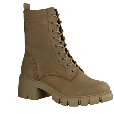 Produktbild von Tamaris 25272-310 Boots, Stiefelette, Damen, Leder, Camel (Beige), Warmfutter - Damenschuhe Modische Stiefelette / Boots, Beige, leder, absatzh&oumlhe: 40 mm