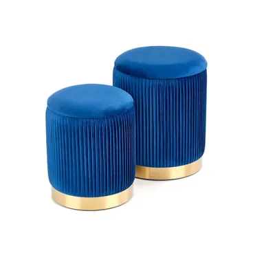 Image de Ensemble de 2 poufs Monty