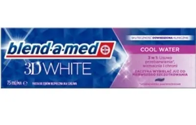 Produktbild von BLEND-A-MED 3D White Cool Water Whitening Zahnpasta 75 ml