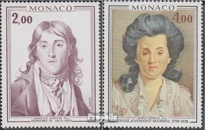 Produktbild von Briefmarken Monaco 1976 Mi 1237-1238 (kompl.Ausg.) gestempelt Gemälde