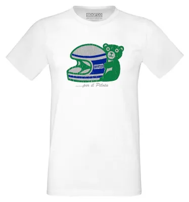 Immagine prodotto di T-shirt Sparco Pilota bianca taglia L