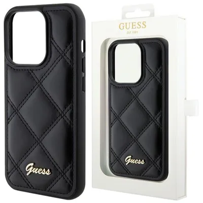 Zdjęcie produktu dla GUESS | GUHCP15XPSQSQSK | Back cover | Apple | iPhone 15 Pro Max | Plastic | Black | MagSafe