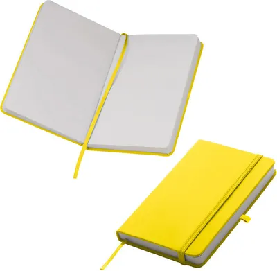 Produktbild von Notizbuch / DIN A6 / 160 S. / blanko / samtweiches PolyurethanHardcover / Farbe: gelb