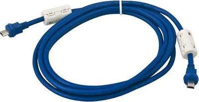 Image de Mobotix MX-FLEX-OPT-CBL-3, 3 m, Mini-USB B, Mini-USB B, Mâle/Mâle, Bleu