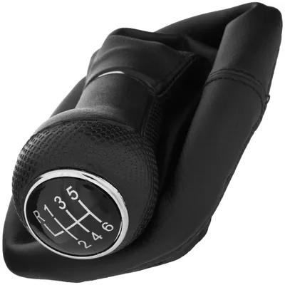 Image de VW Sharan 2000 - Pommeau de levier de vitesses noir à 6 rapports + alésage de 23 mm