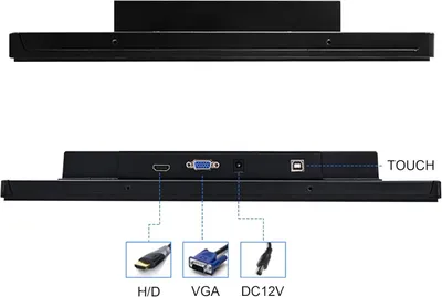 Produktbild von Industrietouchscreen-Monitor – Touchmonitor – Touchscreen-Monitor – Touchscreen-Display
