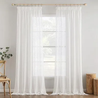Produktbild von Transparante Binnenrollo - modernes Zuhause - 2 Paneelen - weiß - 140 x 260 cm