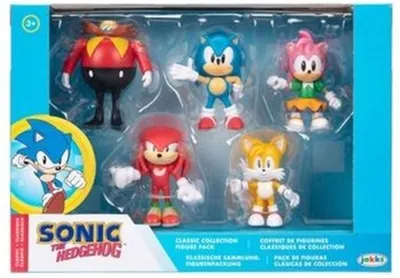Zdjęcie produktu dla Jakks Pacific Sonic the Hedgehog zestaw 5 figurek 6 cm