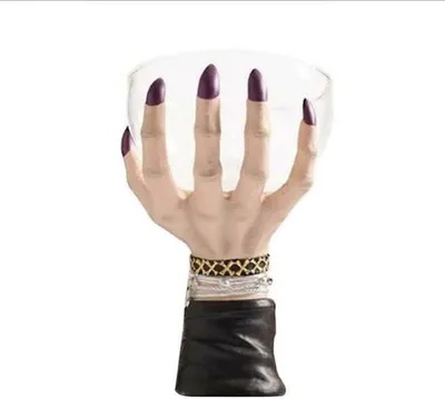 Produktbild von Kreativer Hexen-Hand-Kerzenhalter, Ornamente, Basteln, Snack-Schüssel, Halloween-Kürbis, Palme, Kerzenhalter, Home-Party, Desktop-Dekor, Violett