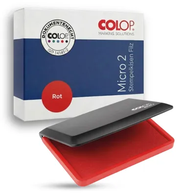 Zdjęcie produktu dla COLOP 151306 Poduszka do stempli COLOP combi box + tusz do stempli, czerwony