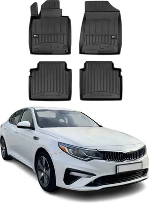 Produktbild von OMAC Gummi Fußmatten für Kia Optima 2015-2019 Premium TPE Automatten Schwarz 4x