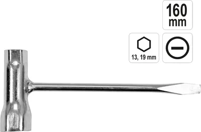 Obrázok produktu pre Kombischlüssel, Zündkerzenschlüssel 13x19mm ähnlich 11298903401, 501691701