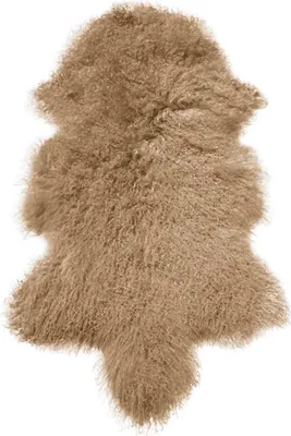 Produktbild von Lammfell Tibet - Farbe: Cappuccino | Größe: 90-100
