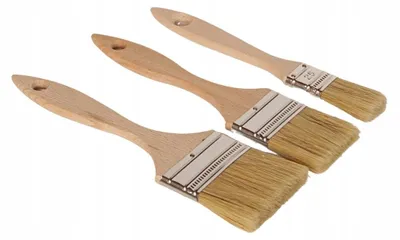 Obrázek produktu pro Woodcarver Sada 3 malířských štětců poloviční anglické
