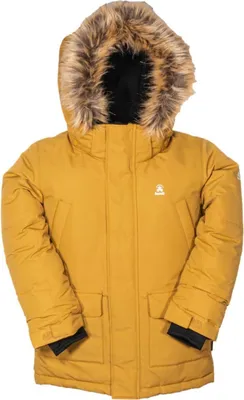 Immagine prodotto di Kamik Aden Parka con collo di pelliccia bambina giallo