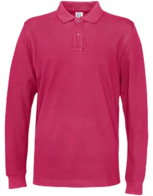 Produktbild von Cottover - Poloshirt für Herren/Damen Unisex, Baumwolle, Langärmlig ET803 (3XL) (Kirsche)