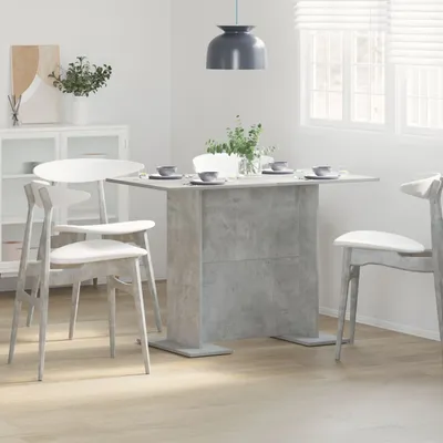 Produktbild von Esstisch Betongrau 110x60x75 cm Holzwerkstoff, Esstische DesignMöbel Neu
