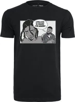 Image de Mister Tee T-Shirt Sorry Tee Noir-L