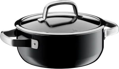 Image de WMF Fusiontec Mineral Bratentopf mit Glasdeckel, 20 cm, Black 3201113151 4000530702722
