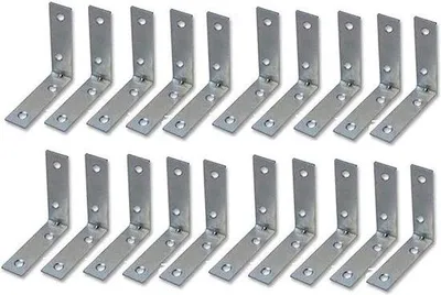 Productafbeelding van Famanu hoekverbinder, 20 stuks - 50 mm