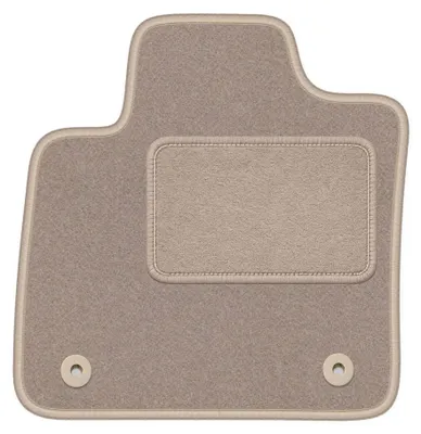 Image de Tapis conducteur en moquette pour Volvo XC40 Electric depuis 2020 (crossover) – 1 pièce, beige, sur mesure – Wielganizator LUX