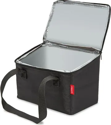 Produktbild von Kühltasche für Car-Organizer – Praktische Auto Kühltasche mit Klick-Gurt zur Befestigung an Kopfstütze – Vielseitig nutzbar als Kühltasche, Abfallbehälter oder Aufbewahrung – Wasser- & schmutzabweisendes PEVA-Innenmaterial