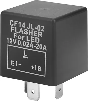 Obrázek produktu pro CF14 JL-02 3-pinové LED blikačové relé pro směrové světlo Hyper Flash Fix 12V